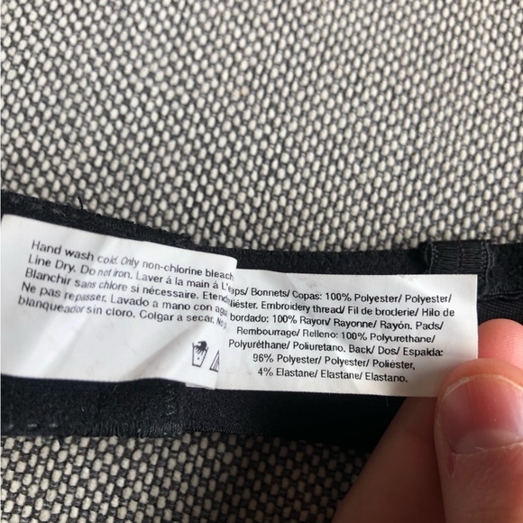 (261) Strapless Black Bra - Picture 5 of 8